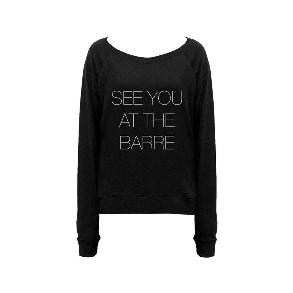 Emi Jay See You At The Barre Pullover, M/L